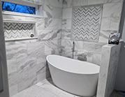 bathroom remodel design by Paragon Home Improvement Nick Hamilton